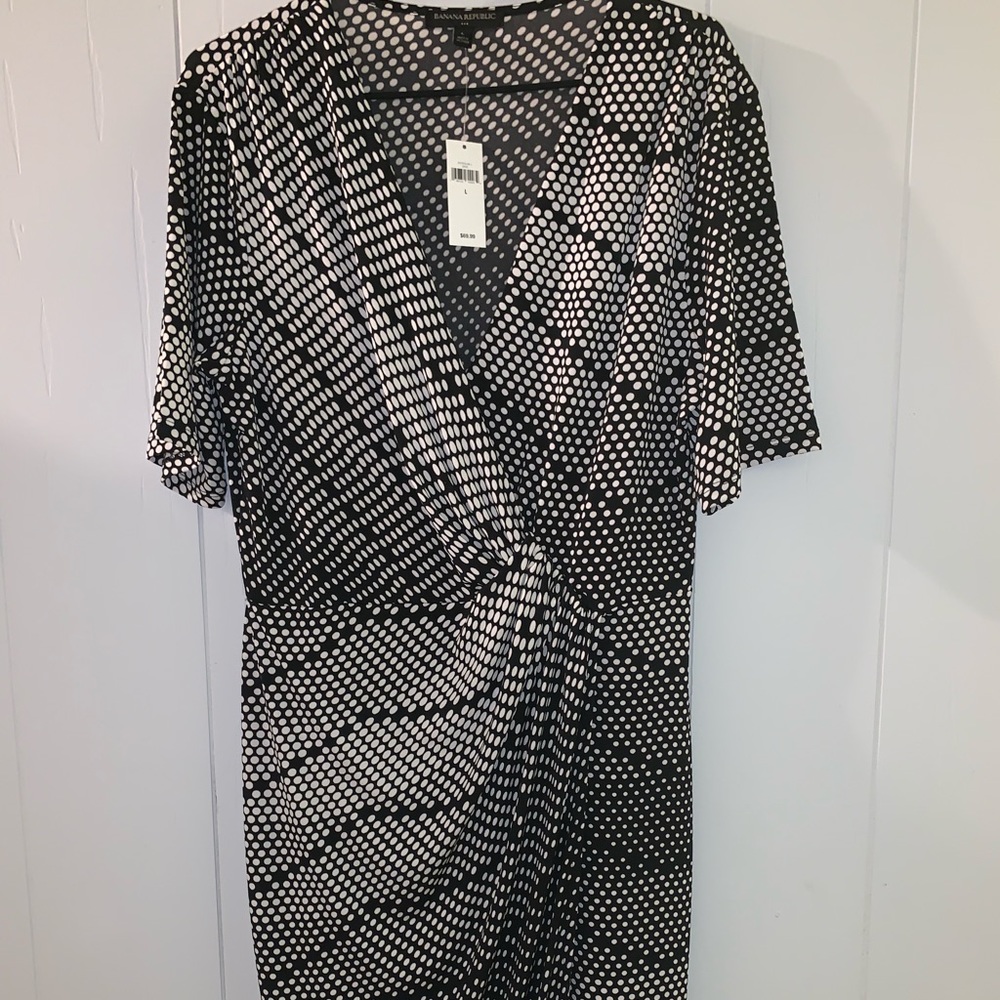 Faux wrap dress, NWT